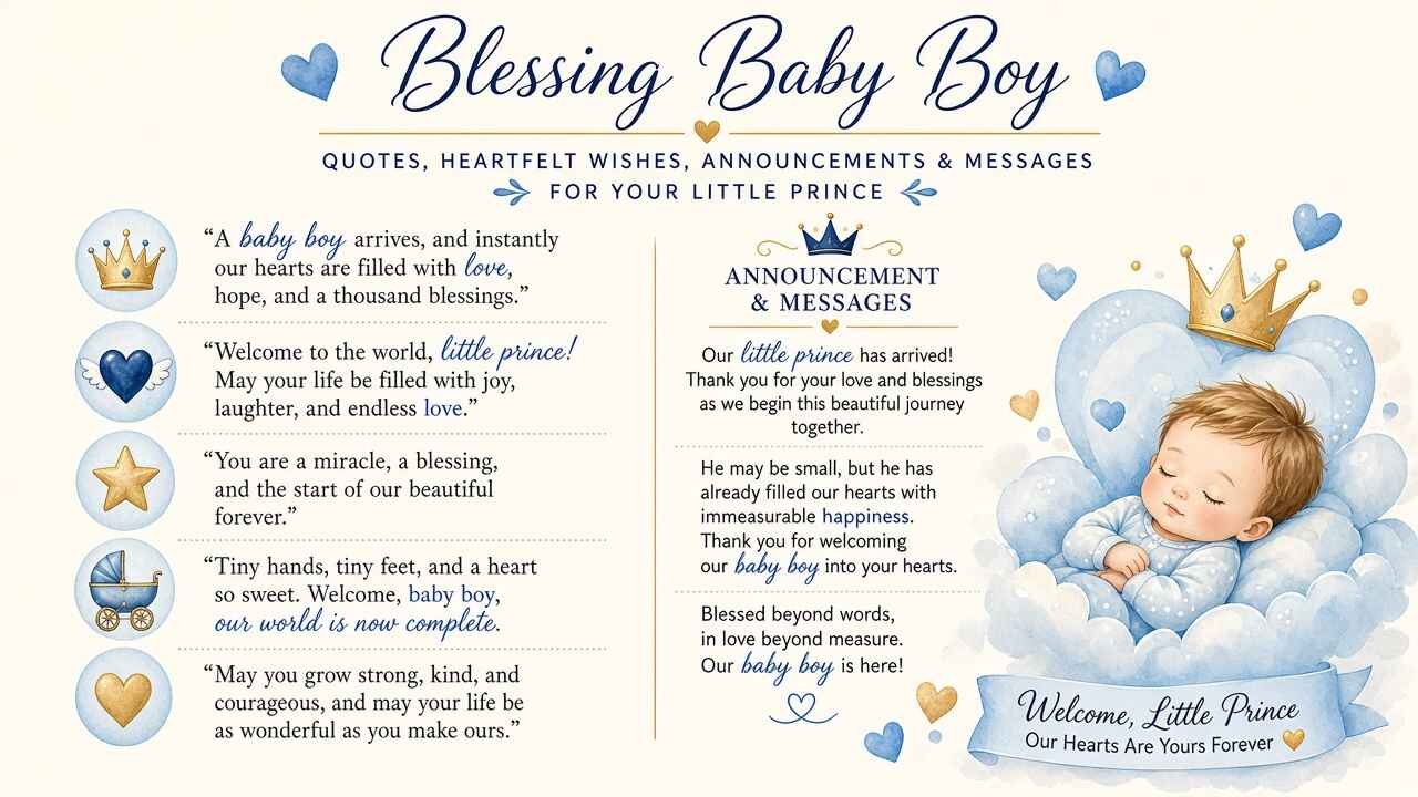 blessing baby boy quotes