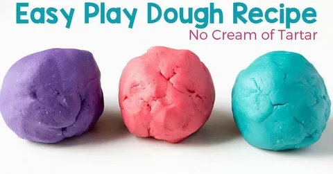 playdough recipe without cream of tartar