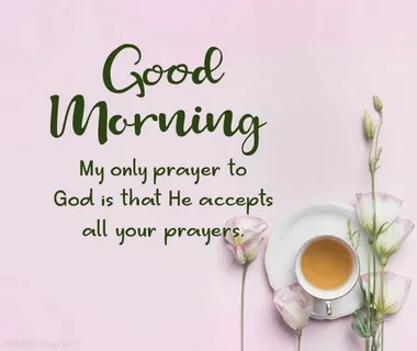 good morning blessings and prayers